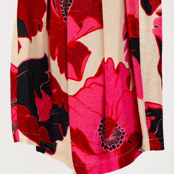 Dries Van Noten Cuzo Fuchsia Floral Halterneck Top - Picture 6 of 10